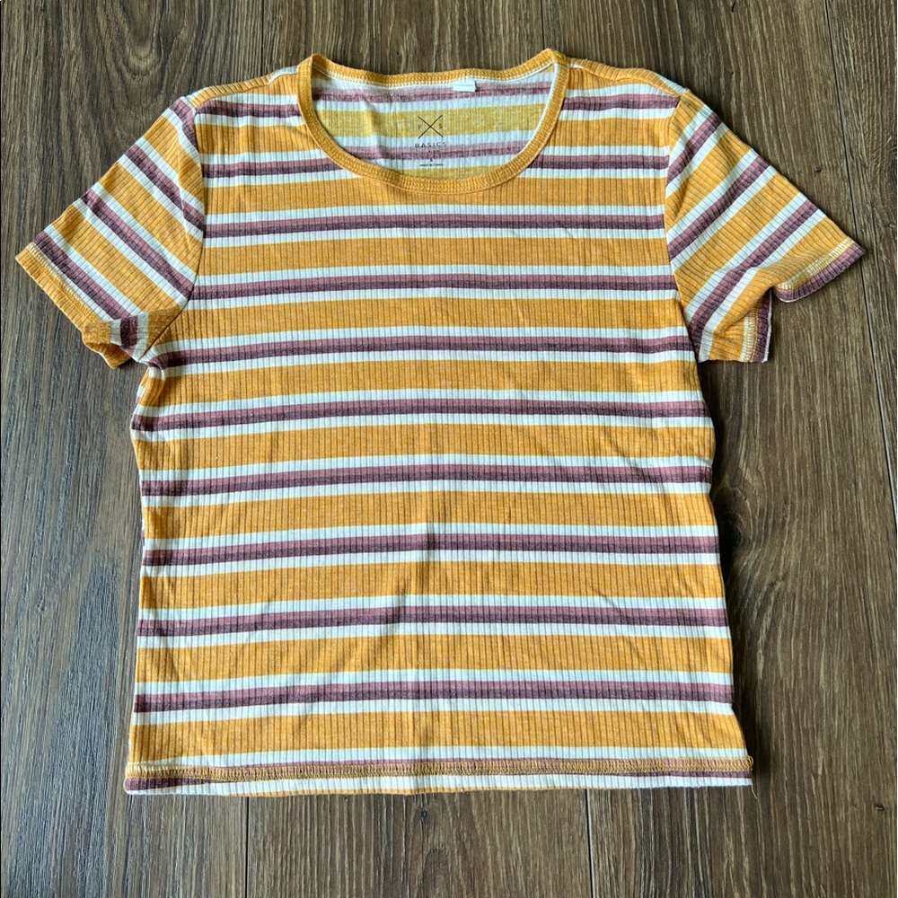 Pacsun Basics striped tee